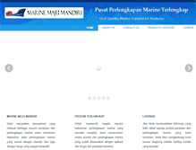 Tablet Screenshot of marinemajumandiri.com